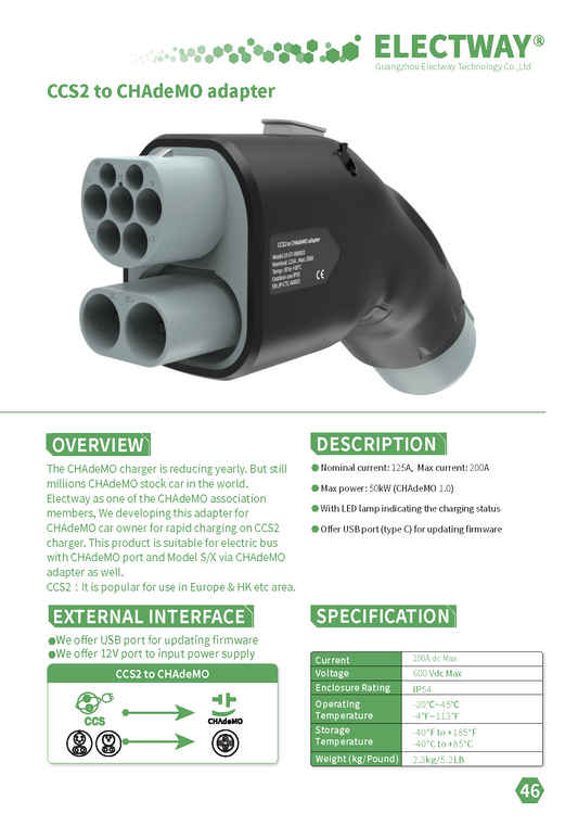 CCS2 to CHAdeMO Adapter