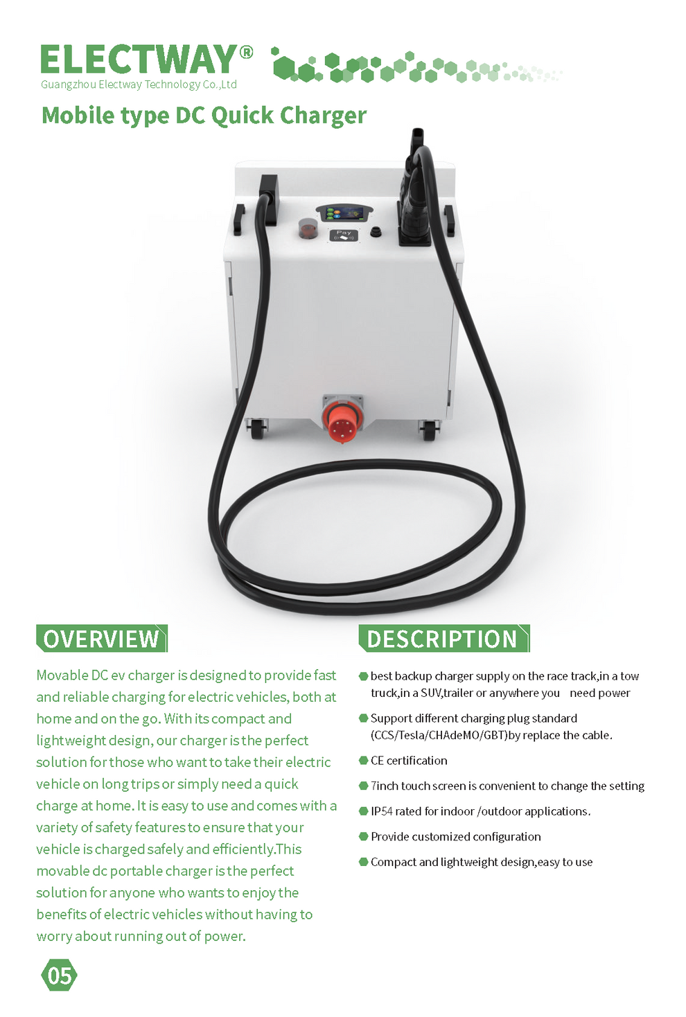 Mobile type DC Quick Charger – ElectraLink Macau